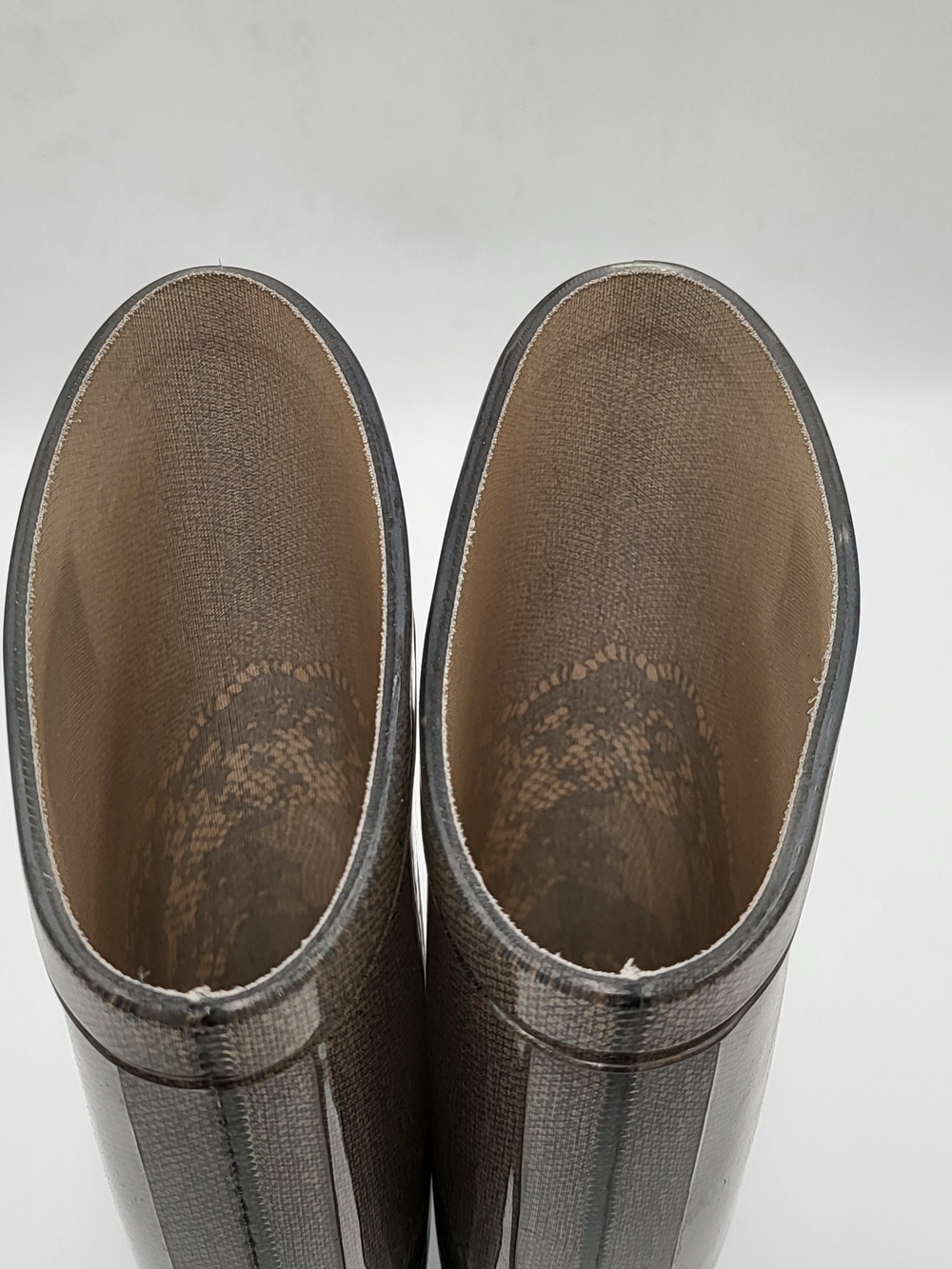 Valentino Garavani Women's Black Lace-Print Rain Boots..size 37 - Picture 11 of 14